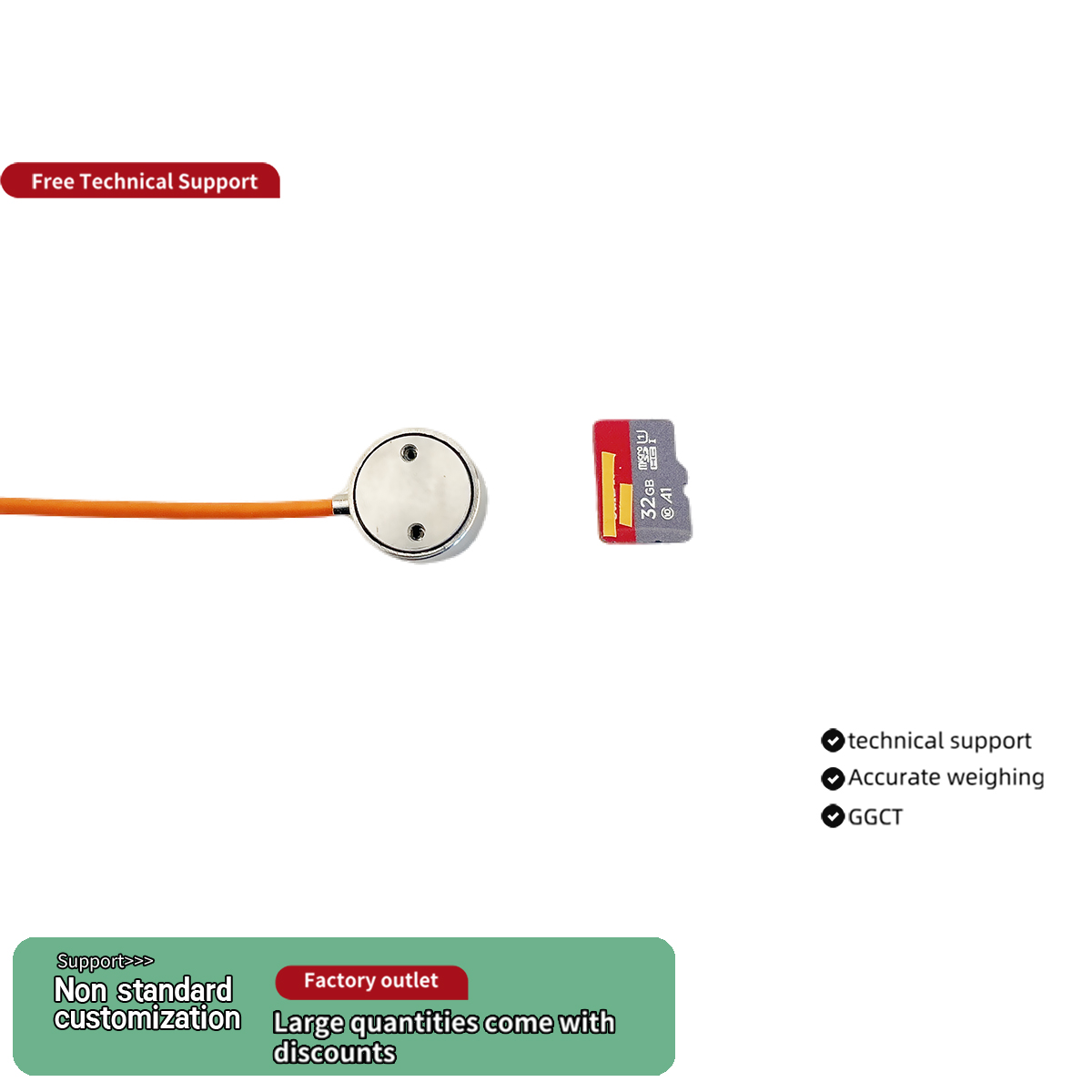 Mini Column Force Weighing Sensor Load Cell 5-10V 350Ω 5kg 10kg 20KG 2.0mV/V 350ohm Compression Weighing Sensor Press Force