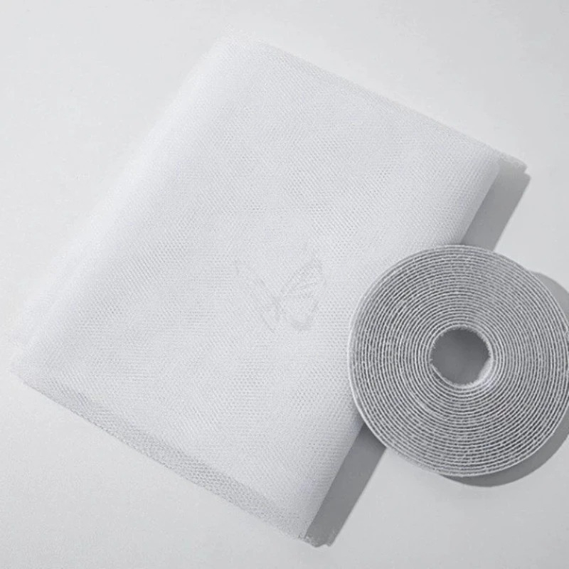 Mosquitera Adhesiva para Ventanas de Uso Doméstico, Instalación DIY sin Perforaciones, Protección Contra Mosquitos e Insectos