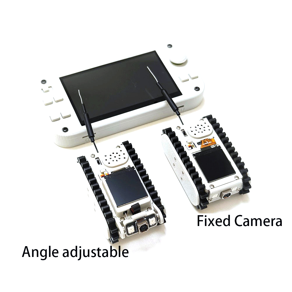 การตรวจสอบท่อวิดีโอไร้สาย RC รถหุ่นยนต์ติดตามกล้อง Maker การสอน ESP32 การสแกนรหัสเครือข่าย DIY โปรแกรมของเล่น