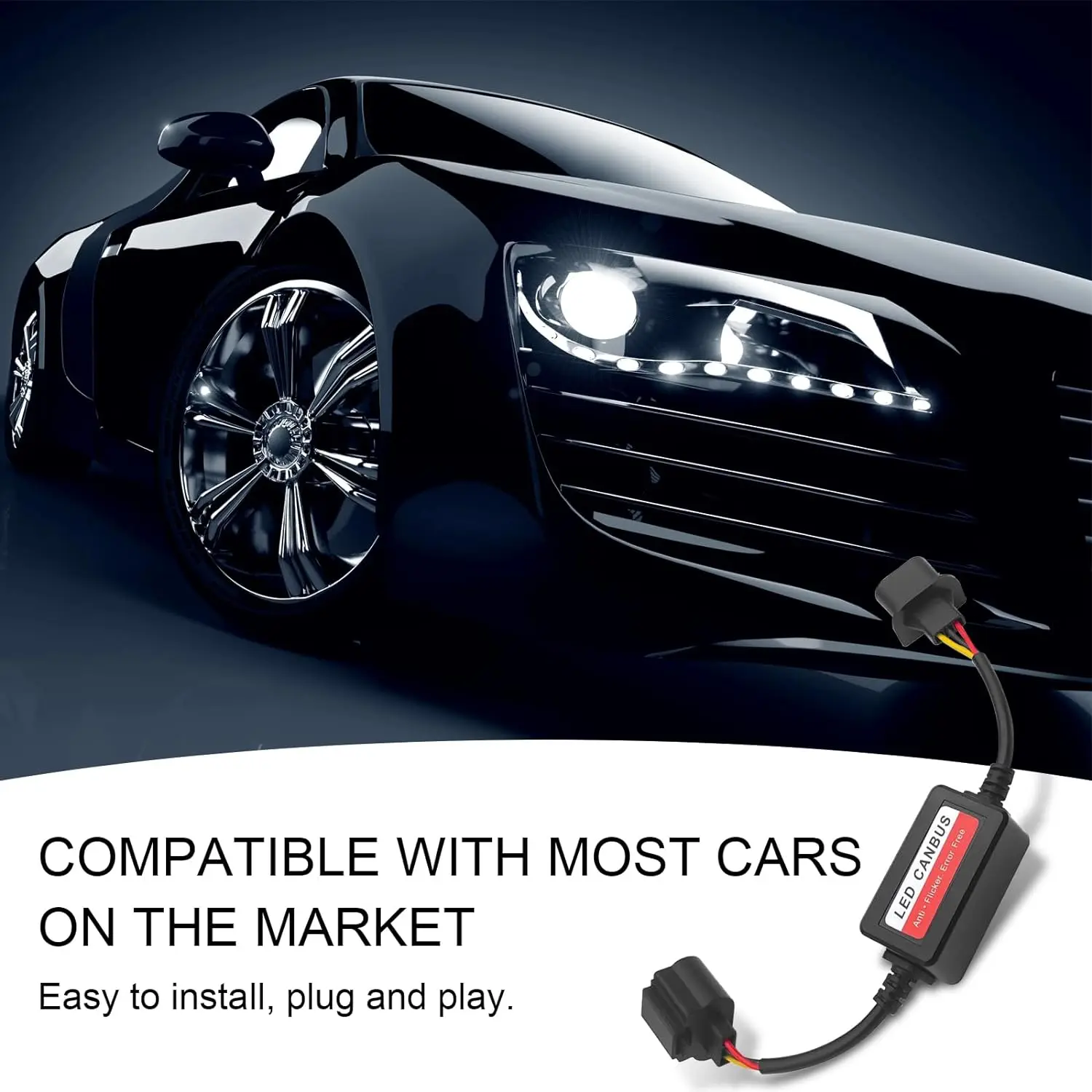 NIEUWE LED-lichtdecoder, krachtige LED-lichtdecoder driveradapter, foutcode annuleren auto-accessoires H4 H7 H1 H11 9006 9007