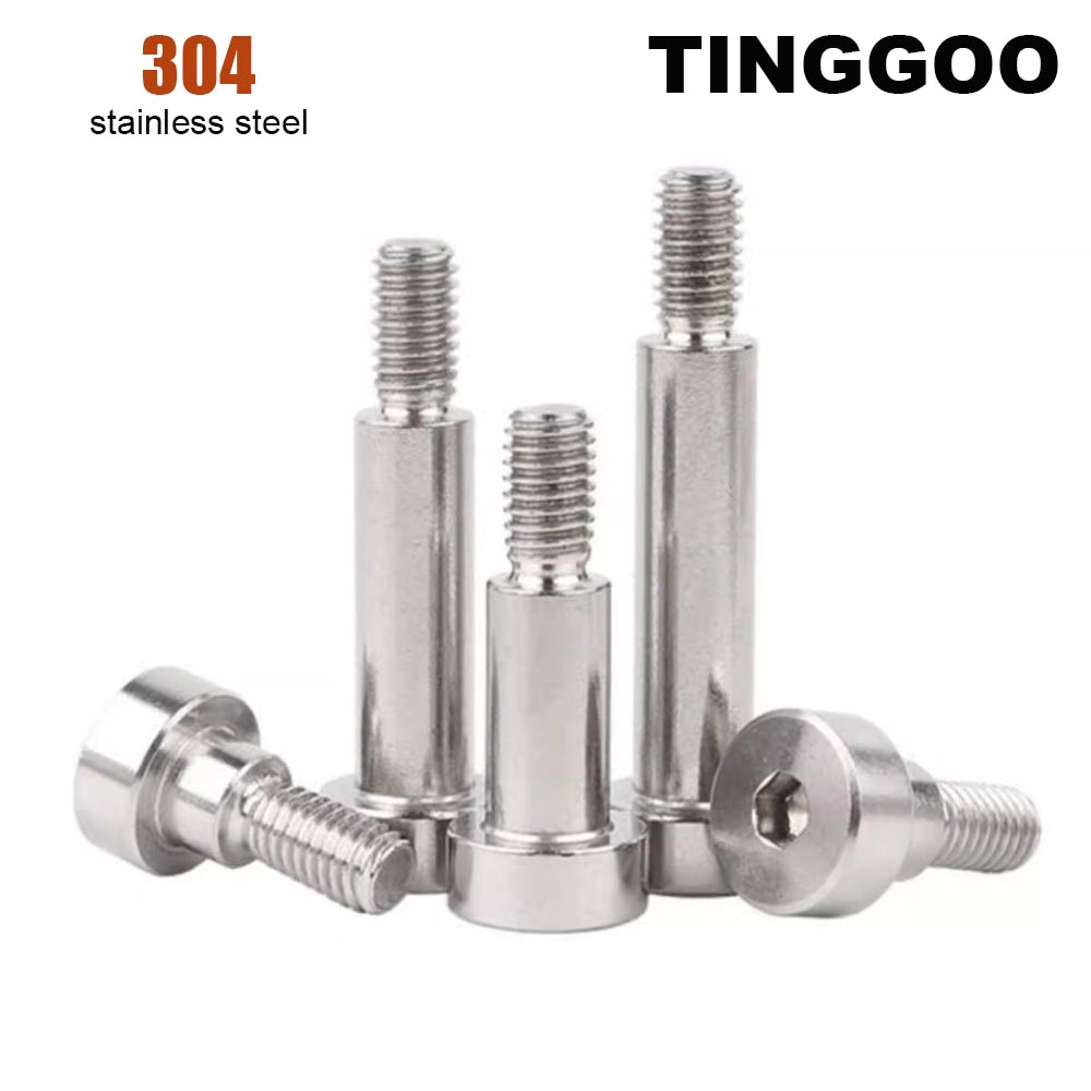 1/10pcs M2 M2.5 M3 M4 M5 M6 M8 M10 M12 304 Rvs Hex Hexagon Socket cap Allen Hoofd Schouder Rollager Spullen Schroef