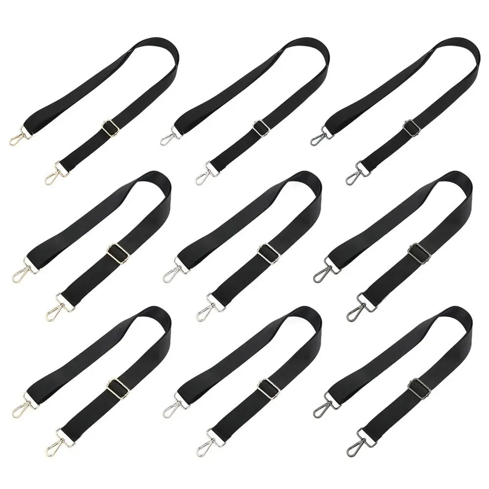 1Pc Adjustable Bag Strap New Fashion Black Nylon Shoulder Bag Strap DIY Handbag Strap Handbag Handle Bag Belt Bag Accessories