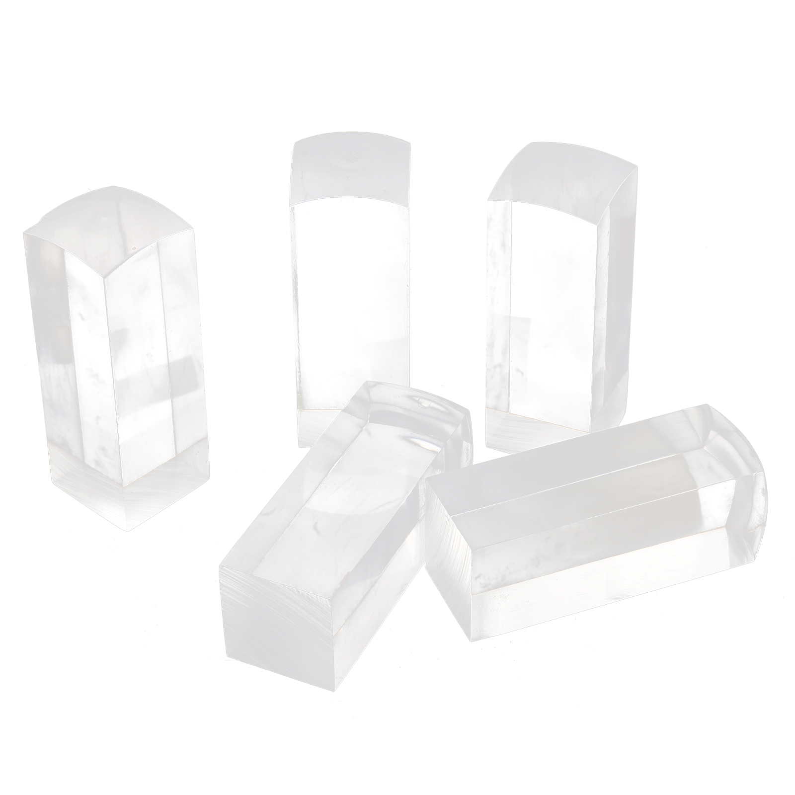 5 peças selos quadrados em branco transparentes alfabeto acrílico mini para scrapbooking