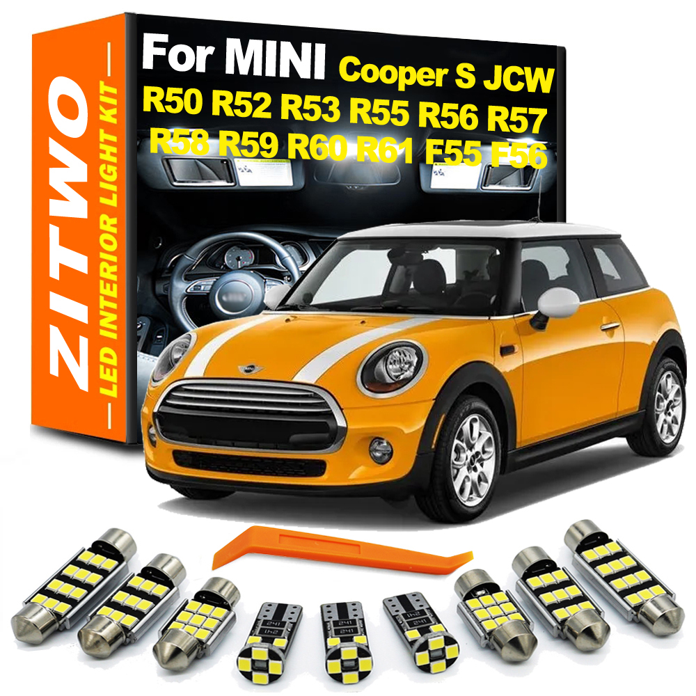 ZITWO LED Interieur Licht Kit Voor MINI Clubman Countryman Paceman Cooper S D JCW R50 R52 R53 R55 R56 R57 R58 R59 R60 R61 F55 F56