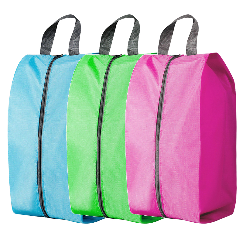 Bolsas de almacenamiento de zapatos a prueba de polvo, bolsa de zapatos de nailon portátil de viaje con bolsa resistente con cremallera, organizador de zapatos de bolsillo impermeable