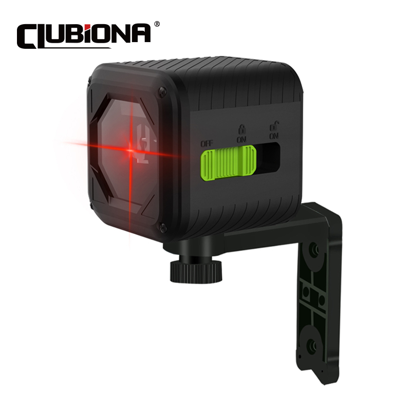 Clubiona Nieuwe Ce Gecertificeerd Vallen Bescherming Groen En Rood Cross Laser Lijnen Zelfnivellerend Niveau Laserniveau