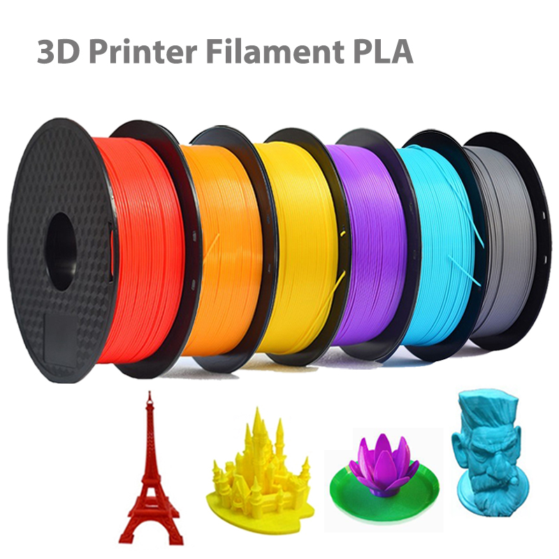 Филамент для 3D-принтера PLA 1,75 мм, фиолетовый, 250 г, зеленый, красный, черный, синий, серый, вакуумная упаковка, для 3D-печати, расходные материалы