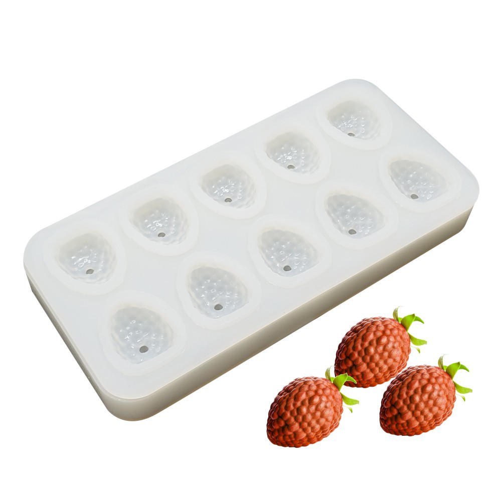 Moules à bougies aromatiques pour gâteau à la framboise, gâteau aux fruits, mousse française, dessert, cuisson, simulation, nouveau, 10
