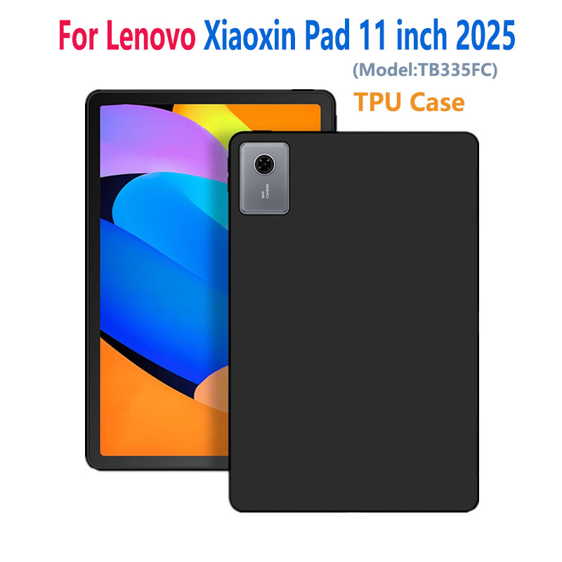 สําหรับ Lenovo Xiaoxin Pad 11 2025 ซิลิโคนกรณี TB335FC Anti-DROP TPU Soft แท็บเล็ตสําหรับ TAB Idea/K11 Gen2 TB336ZU 11 นิ้ว Funda