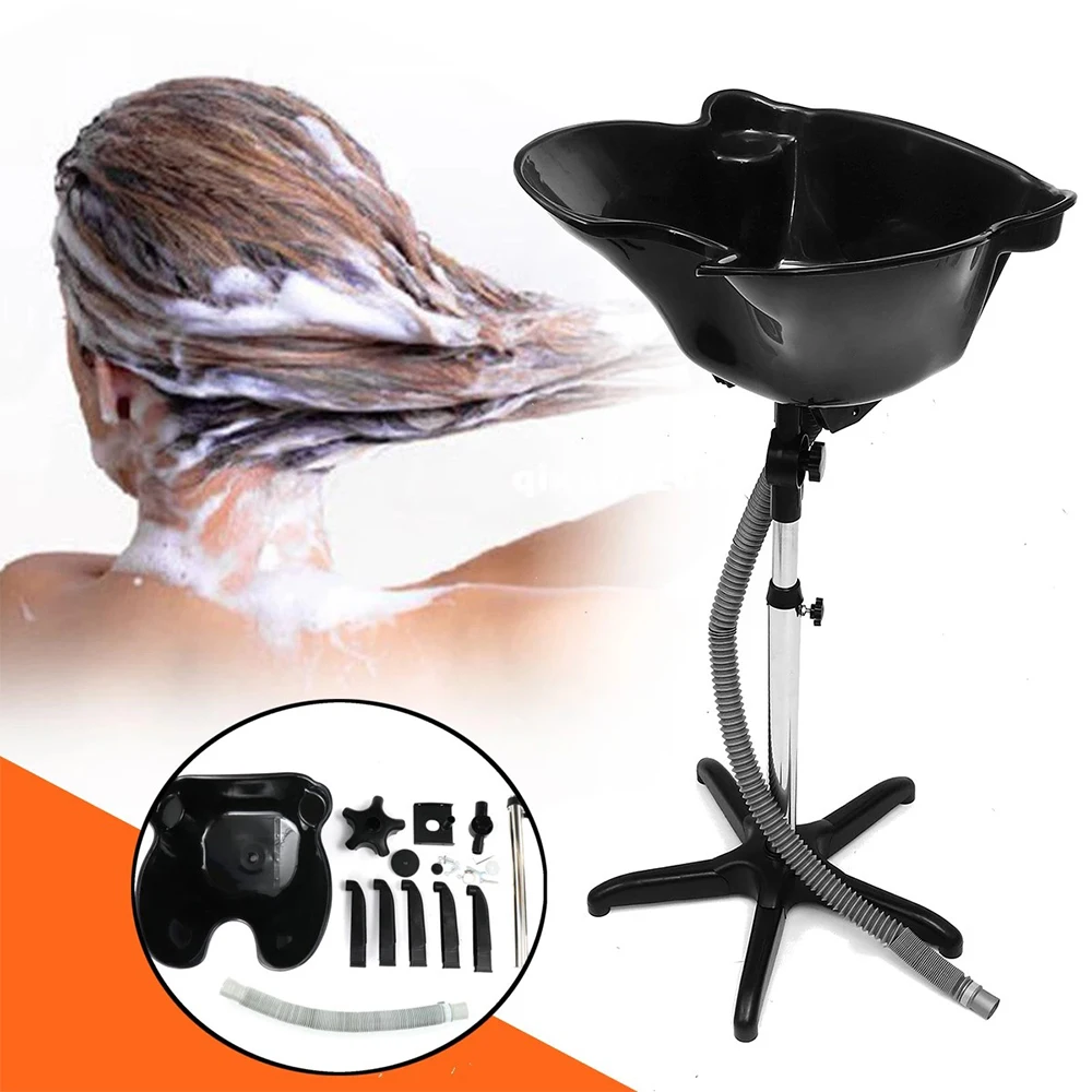 Verstelbare wasmachine Draagbare salon Diepe shampoo wastafel Badkamer wastafel Haarspeld schoonheidsapparatuur pedicurestoelen Tuinmeubelen
