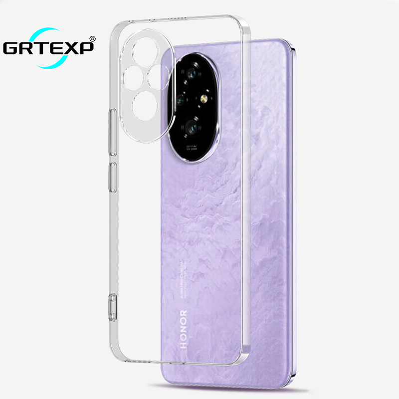 Custodia morbida in silicone tinta unita ultra sottile antiurto per Huawei Honor 200 Pro Cover posteriore cristallina Custodia trasparente in TPU