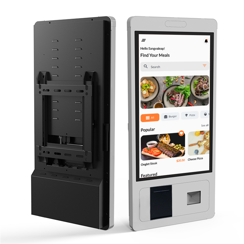 Terminal de Pedidos Digital con Pantalla Táctil de 10.1, 15.6, 21.5, 23.8, 27 y 32 Pulgadas, Montado en la Pared, Kiosco Interactivo de Autoservicio para Restaurantes
