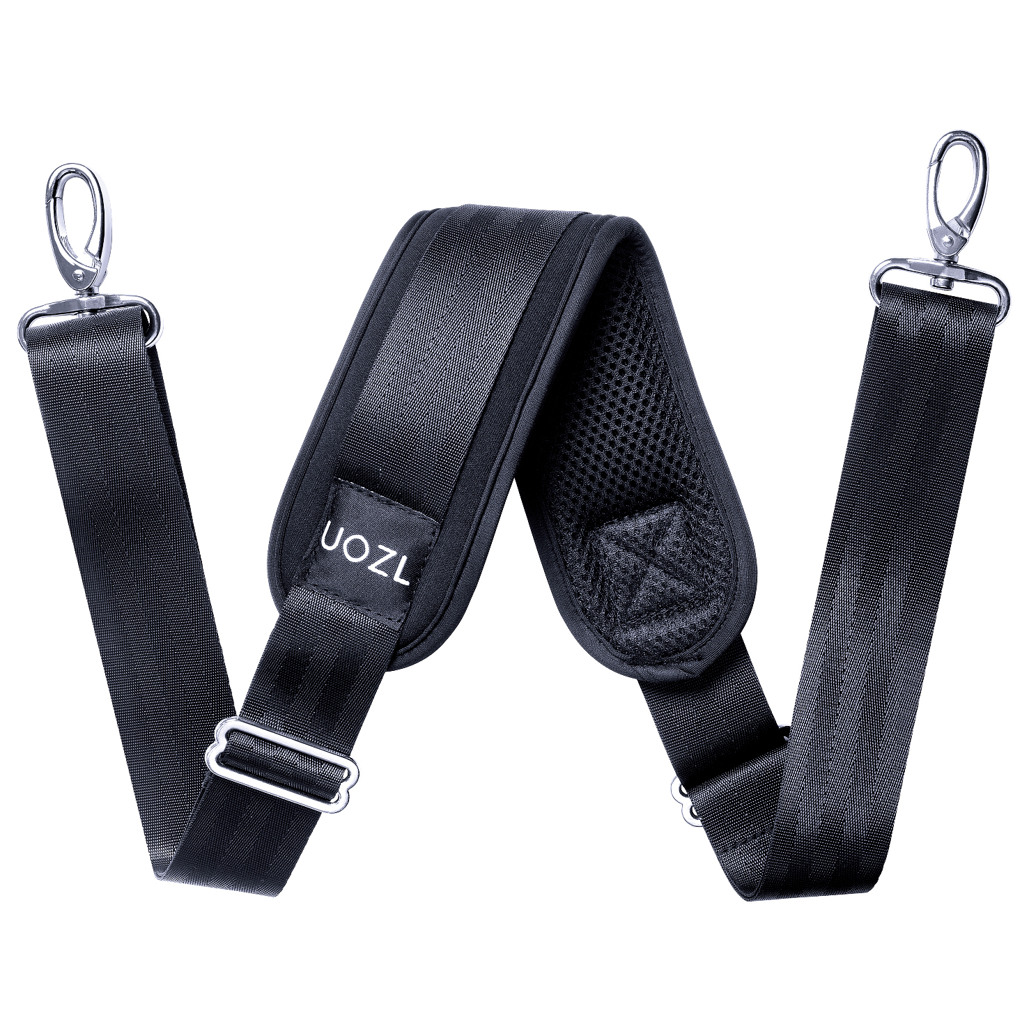 Shoulder strap 79 inch, UOZL soft fixed shoulder pad, independent adjustable buckles on both sides to replace the shoulder strap