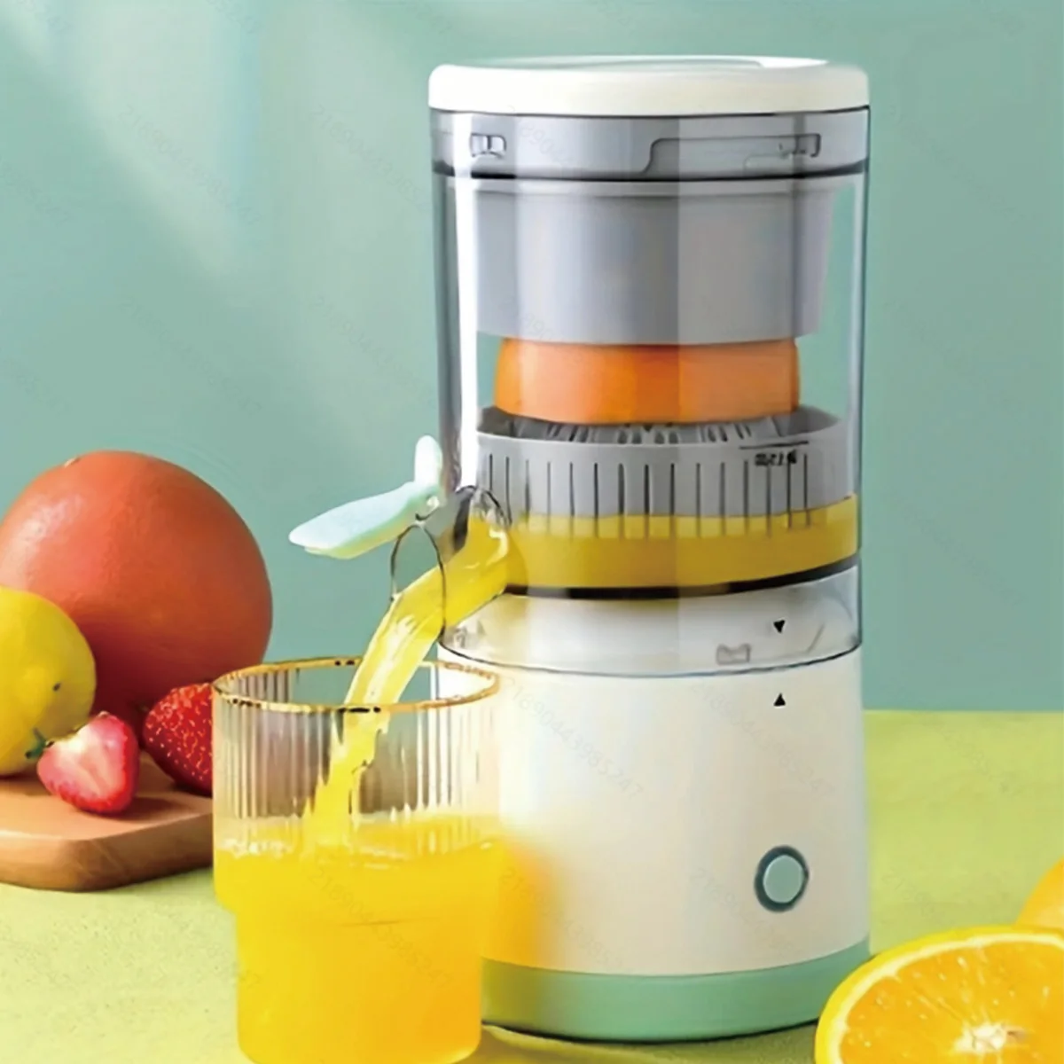 Nuevo Extractor de jugo de fruta exprimidor doméstico portátil, exprimidor eléctrico recargable por USB, alta salida de jugo para naranja,