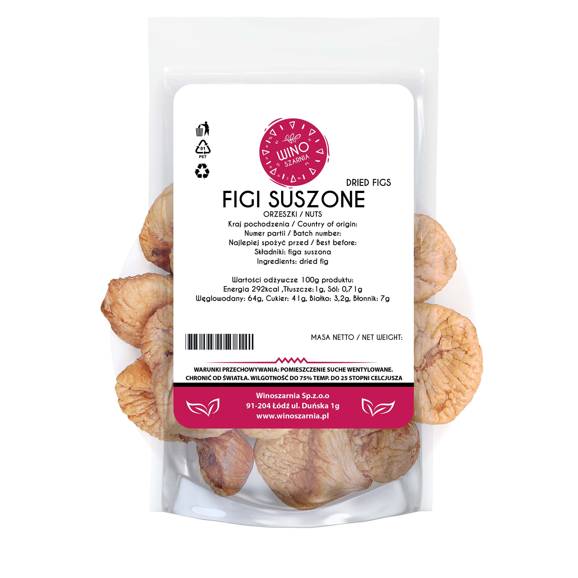 Figues séchées Premium 100% naturelles - 500g Fraîcheur et goût naturels