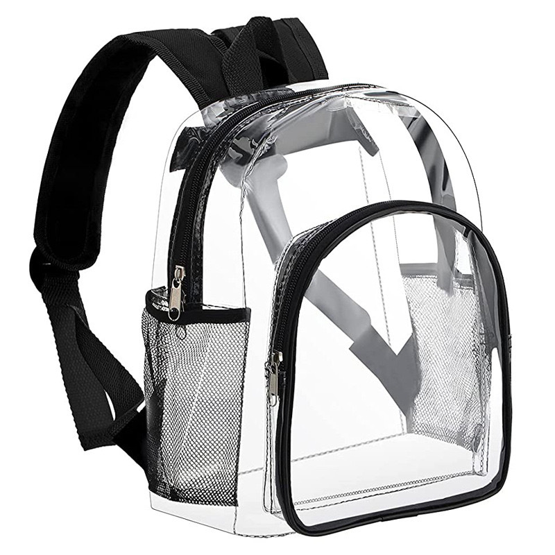 New Fashionable Transparent PVC Student School Bag Creative Cute Popular Backpack Travel Bag Outdoor Play Backpack