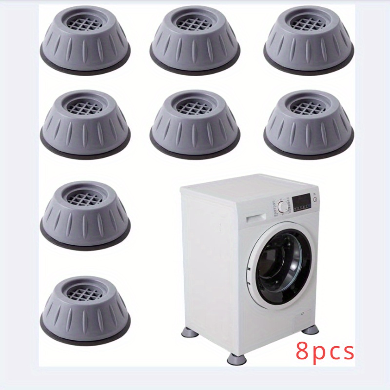 8 Stück/4 Stück Anti-Vibrations-Pads für Waschmaschinen, Bodenheber, feuchtigkeitsbeständige Kühlschrankfüße, Stoßdämpfungsabdeckungen