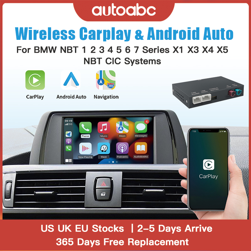 Draadloze CarPlay voor BMW NBT Systeem 1 2 3 4 5 6 7 Serie X1 X3 X4 X5 X6 MINI F56 F15 F16 F25 F26 F48 F01 F10 F22 F20 F30 F32