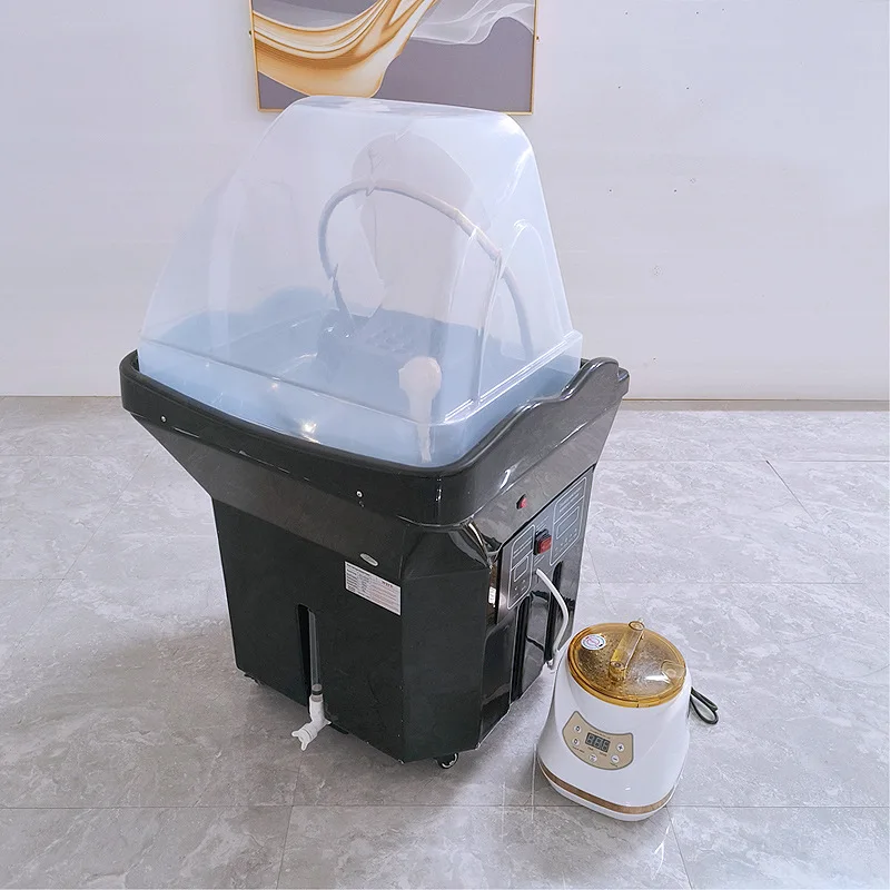 Bacia móvel multifuncional do champô, tipo do armazenamento da água, circulação do tanque de água, aquecimento da fumigação, 60L