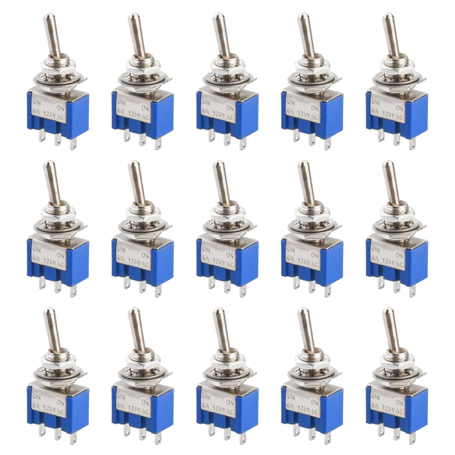 10 sztuk SPDT Mini przełącznik dwupozycyjny 3-Pin 2 pozycja ON/ON miniaturowy przełącznik dwupozycyjny 6A 125V AC przełącznik dwupozycyjny MTS-102