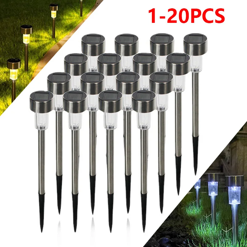 Lumière solaire outils de décoration de jardin lampe à énergie solaire extérieure éclairage paysager étanche pour voie Patio cour pelouse