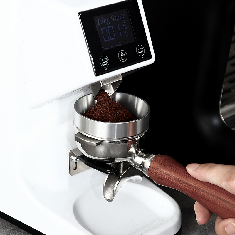 デロンギブレビルポルタフィルター用磁気コーヒー投与リング、エスプレッソアクセサリー、バリスタファンネルツール、コーヒーウェア、51mm、53mm、58mm