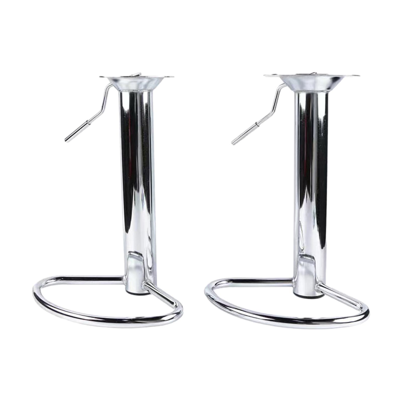 Aço Heavy Duty Swivel Bar Stools, contador altura fezes peças, acessórios para pés
