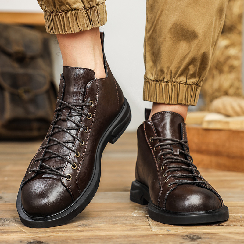 Calçado de couro casual masculino, Estilo Clássico, Escritório, Dirigindo, Ao ar livre, Lazer, Tendência, Festa, Diário, Adulto, Juventude, Moda