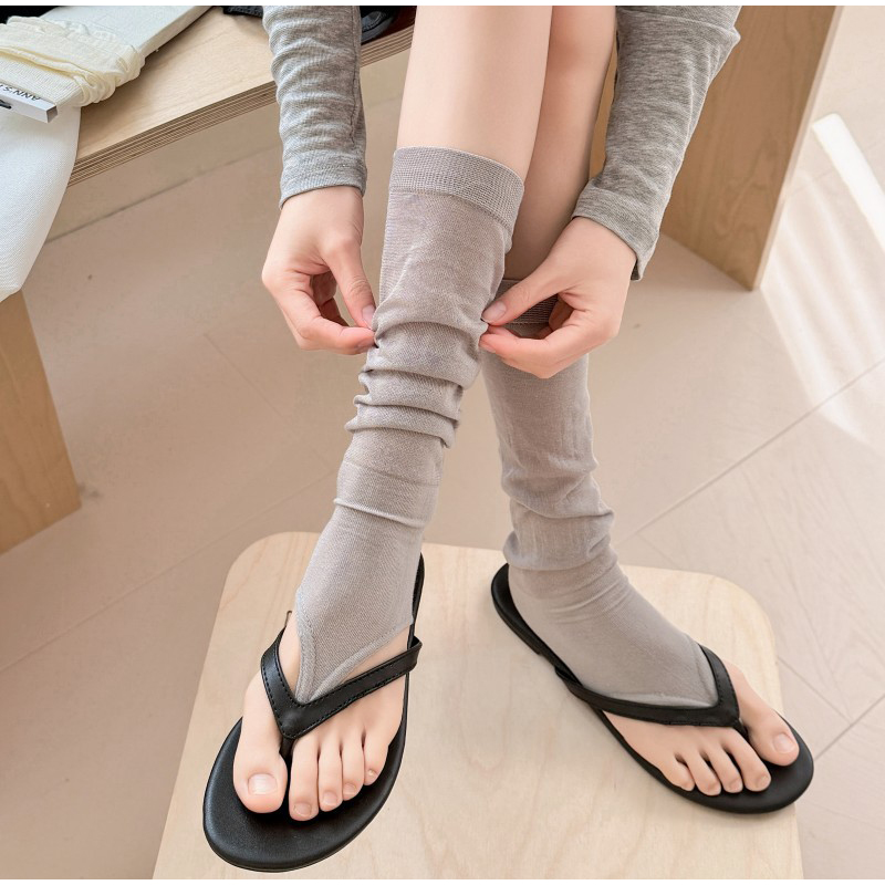 Calze estive traspiranti da donna, stile balletto, sottili, protettive dal sole, coprigambe resistenti, morbide, elasticizzate