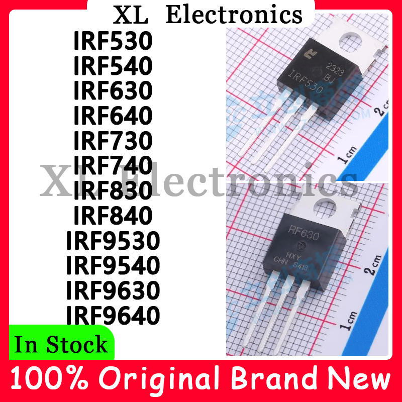 10 unids/lote IRF530 IRF540 IRF630 IRF640 IRF730 IRF740 IRF830 IRF840 IRF9530 IRF9540 IRF9630 IRF9640 nuevo Original