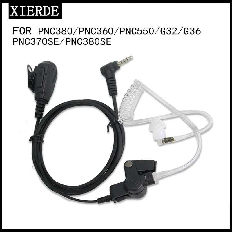 Наушники с одним штифтом 3,5 мм, совместимые с рациями Hytera PNC360 PNC380 PNC550 460 550 560 G32 G36 P30