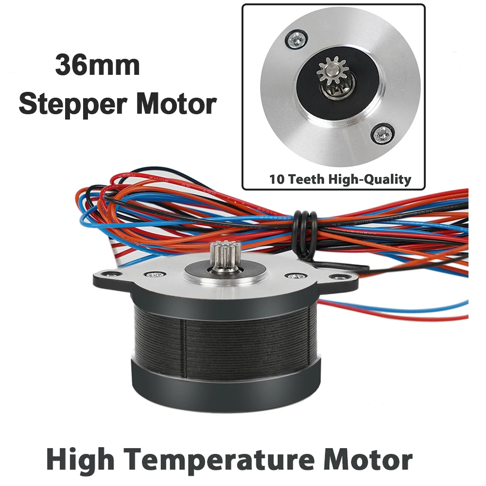 Motore per pancake rotondo NEMA14 36mm 36STH20-1004HG Motore passo-passo a 4 conduttori per mini estrusore Orbiter/Sherpa Voron 2.4 Ender 3 CR10 Parte