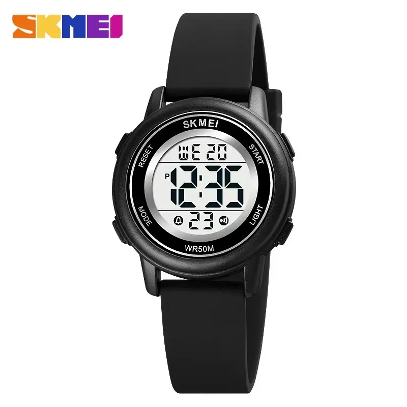 SKMEI 1721 relojes impermeables con alarma para niños, relojes deportivos para niños y niñas, relojes de pulsera digitales Led coloridos para niños
