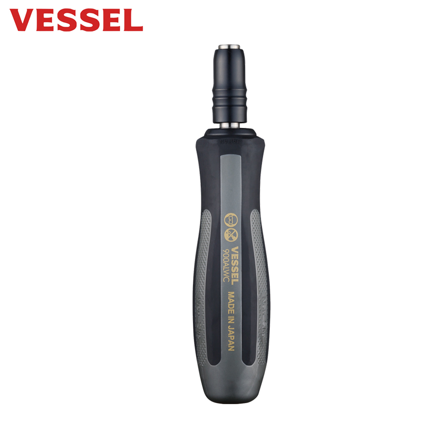 VESSEL 900ALWC 1/4 ''destornillador hexagonal mango antideslizante soporte para destornillador herramienta de enchufe para puntas de destornillador