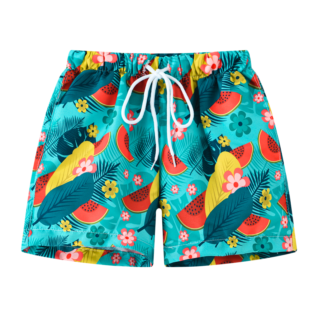 Sommer-Strandurlaubsshorts für 2–10 Jahre alte Kinder, modische mehrfarbige Strandshorts für Jungen und Mädchen