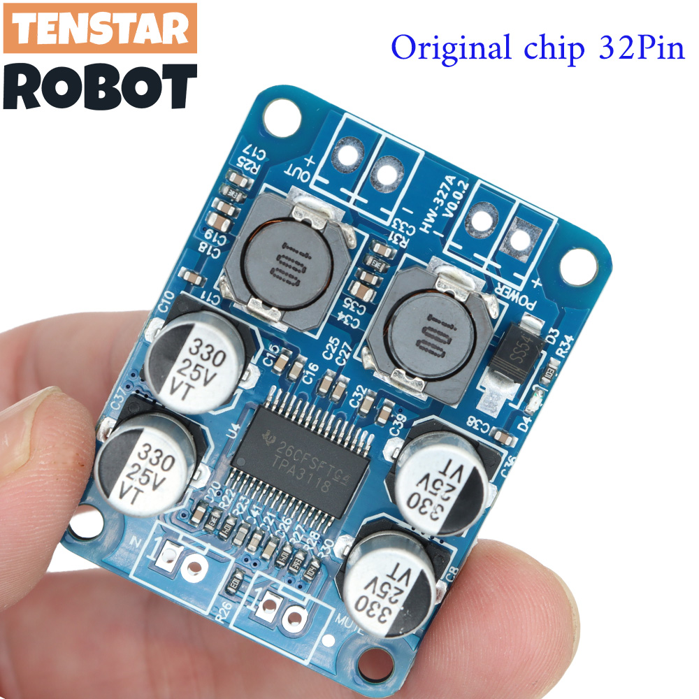 32Pin Chip Original TPA3118 60W DC 12V-24V Mono Digital Audio Power Verstärker Bord amp Modul