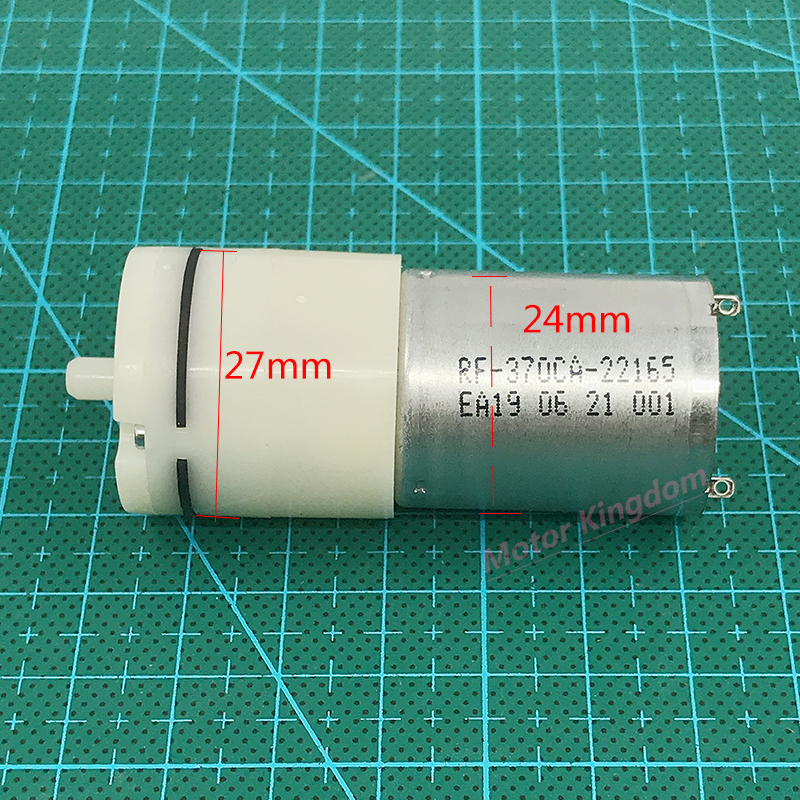 Dc 3V 3.7V 5V 6V 12V 24V Micro 370 Motor Pomp Vacuüm Luchtpomp grote Druk Voor Aquarium/ Water Aquarium