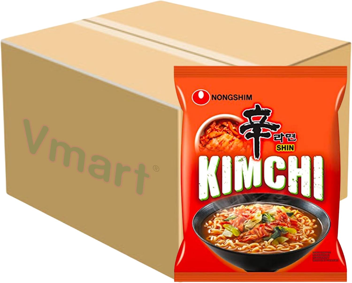 NongShim Kimchii Noodle Soup (Pack of 20)