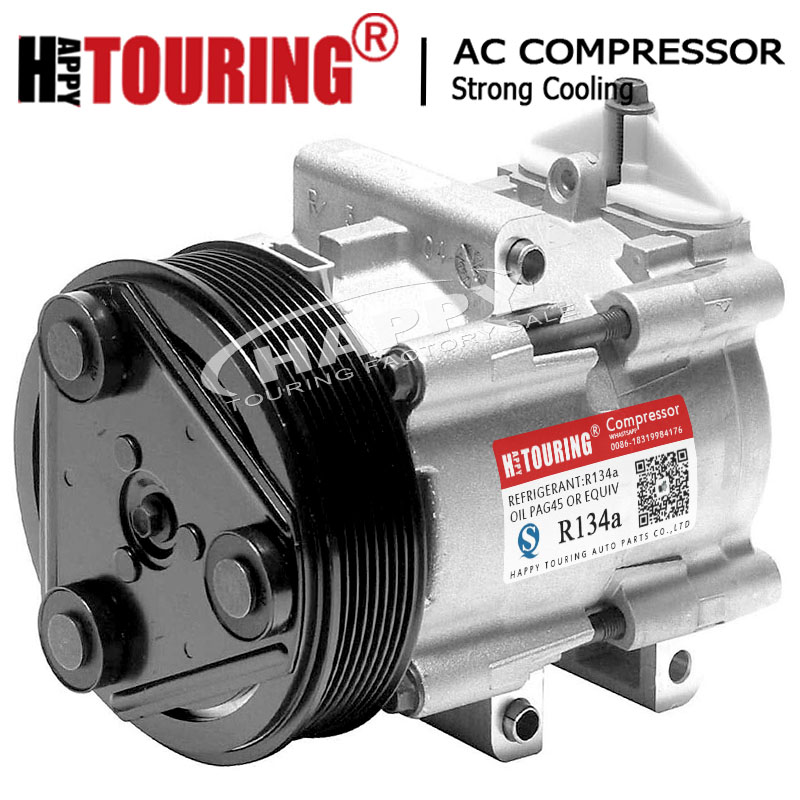 Kompresor klimatyzacji FS10 do Forda F150 Excursion, Lincolna Navigator F7LZ19703AA F7LZ19V703BA F7LZ19V703BARM F7LZ-19703-AA 5U2Z19V703CD