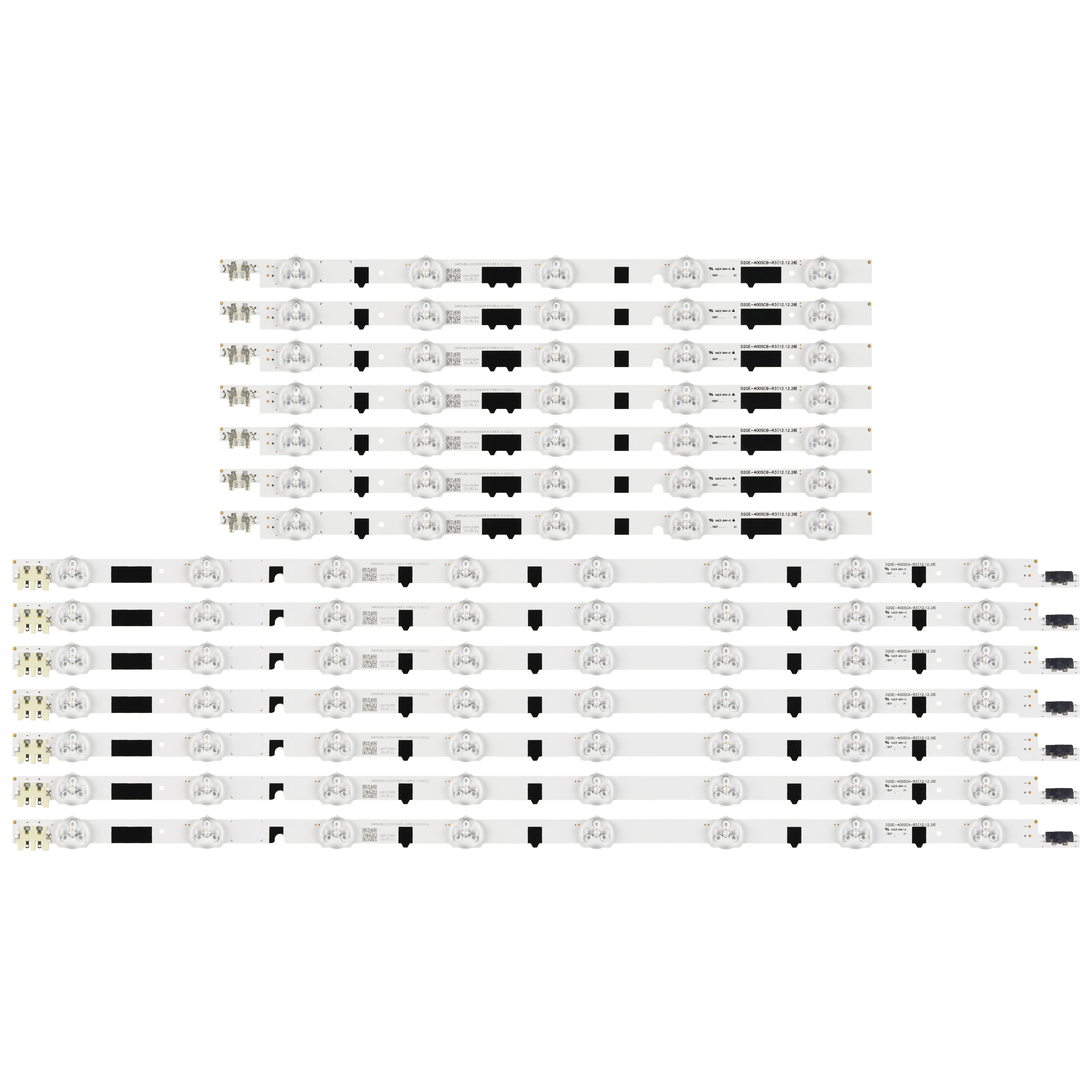 832 ミリメートル 13 LED バックライトストリップ UE40F5500AW UE40F6200AS UE40F6350AS UE40F6350AK UE40F6350AW UE40F6400AS UE40F6410AS UE40F6640SB