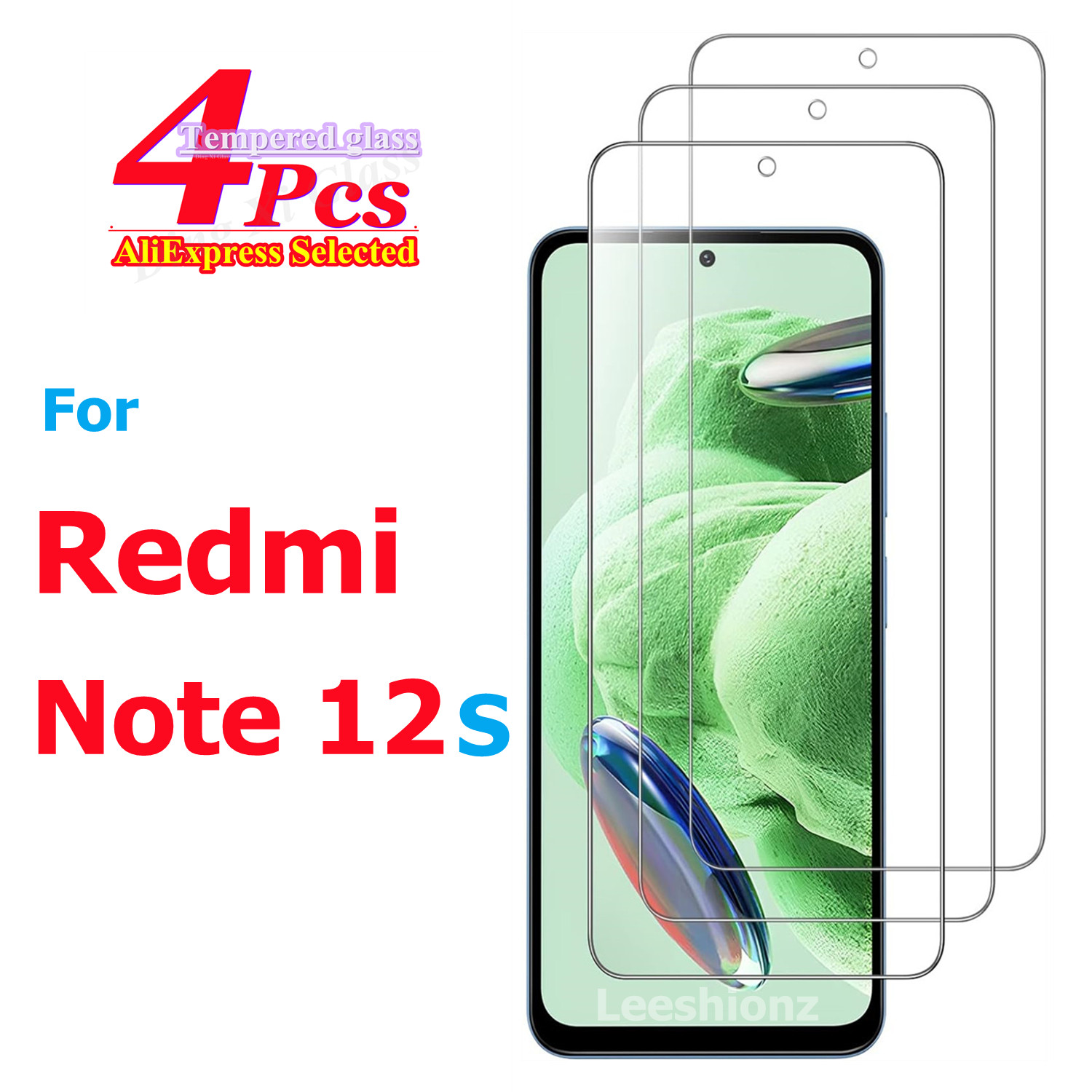 For Xiaomi Redmi Note 12s Tempered Glass High-Definition Anti Drop Screen Protector