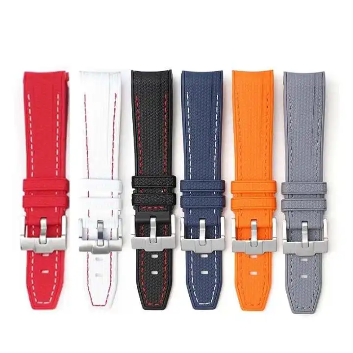 Correa de silicona de 20mm para Swatch X Omega Moon swatch para Seamaster 300 interfaz curva mujeres hombres calidad reemplazar correa de reloj