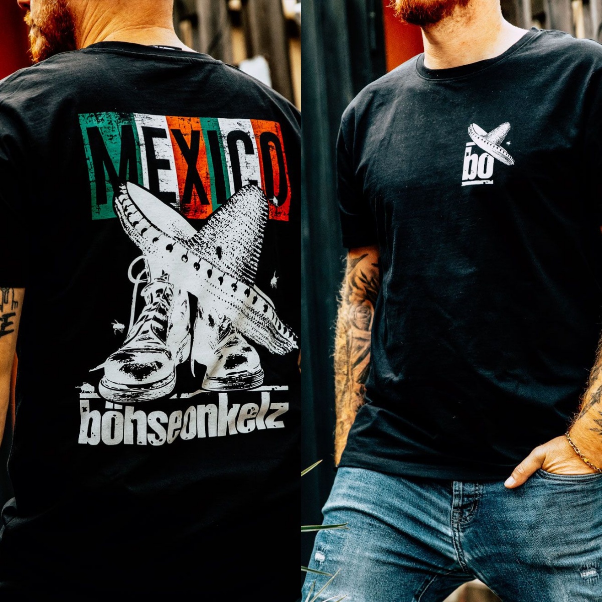Футболка Mexico Docs Böhse Onkelz Band, хлопковая футболка с графическим рисунком, мужская и женская летняя уличная одежда