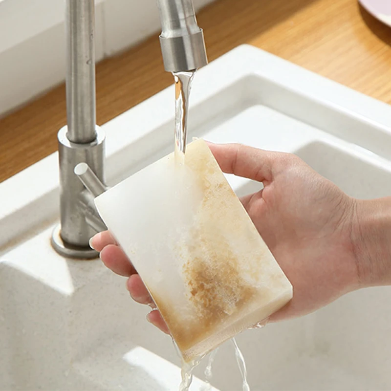 Paquete de 20/50/100 Esponjas Mágicas de Melamina, Esponja Blanca Multiusos para Limpieza de Cocina, Baño, Oficina y Lavado de Platos
