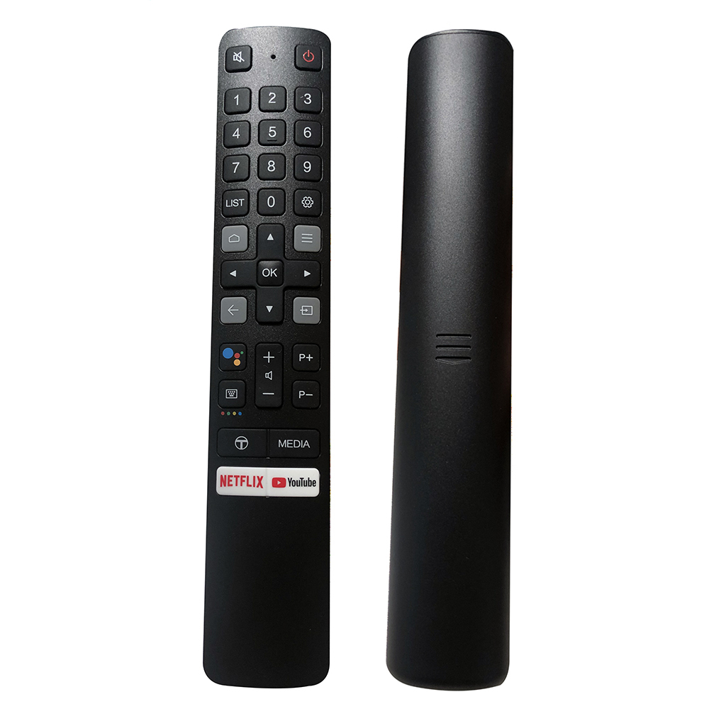 RC901V FMR1 Baru untuk TCL Android 4K LED Smart TV Bluetooth Remote Control Suara RF dengan Aplikasi Netflix Youtube