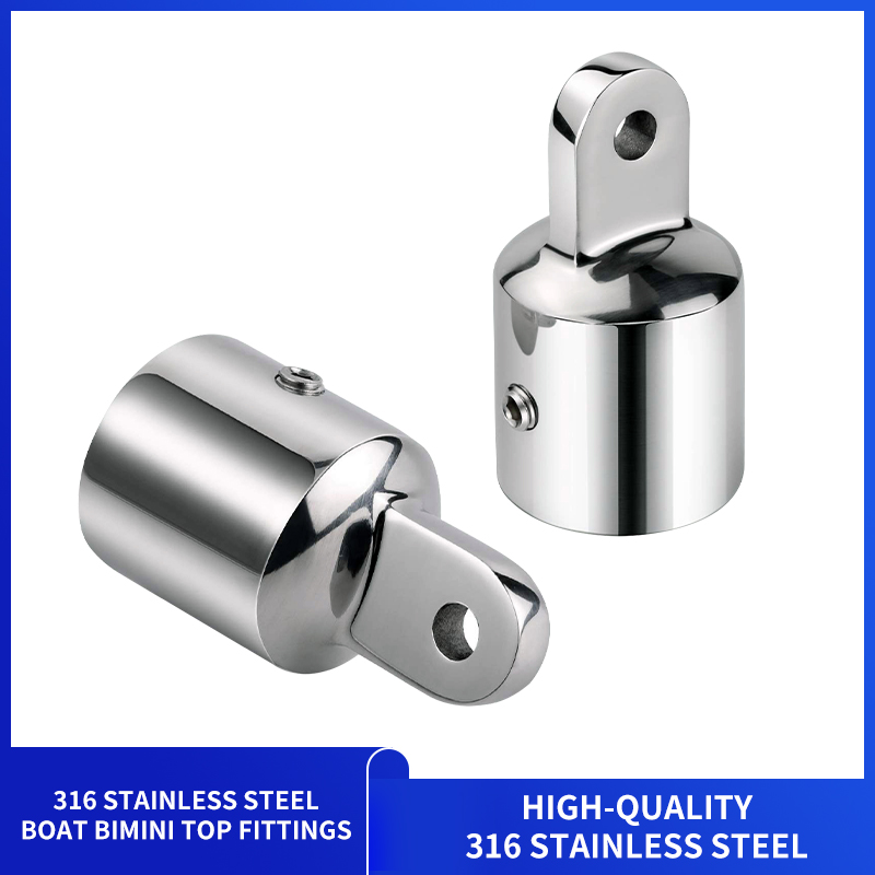 Bimini Top Cap 316 Stainless Steel Top Caps  Marine Hardware Boat Accessories Bimini Top Eye End