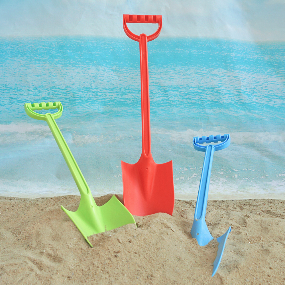 Sekop Pantai 53Cm Anak-anak Mainan Salju Sekop Pasir Terintegrasi Set Mainan Pasir Bermain Pantai Mainan Bermain Air Luar Ruangan Hadiah Anak-anak Musim Panas