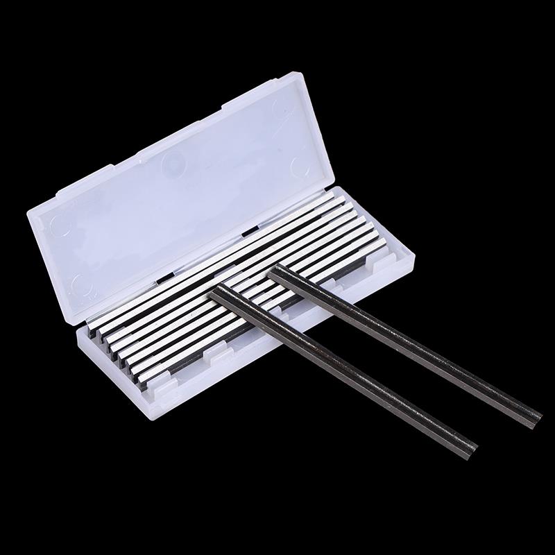 10pcs 82mm HSS Planer Blades Knives for Bosch DeWalt Metabo Makita Trend and Elu Woodworking Power Tools Accessorie 3-1/4"