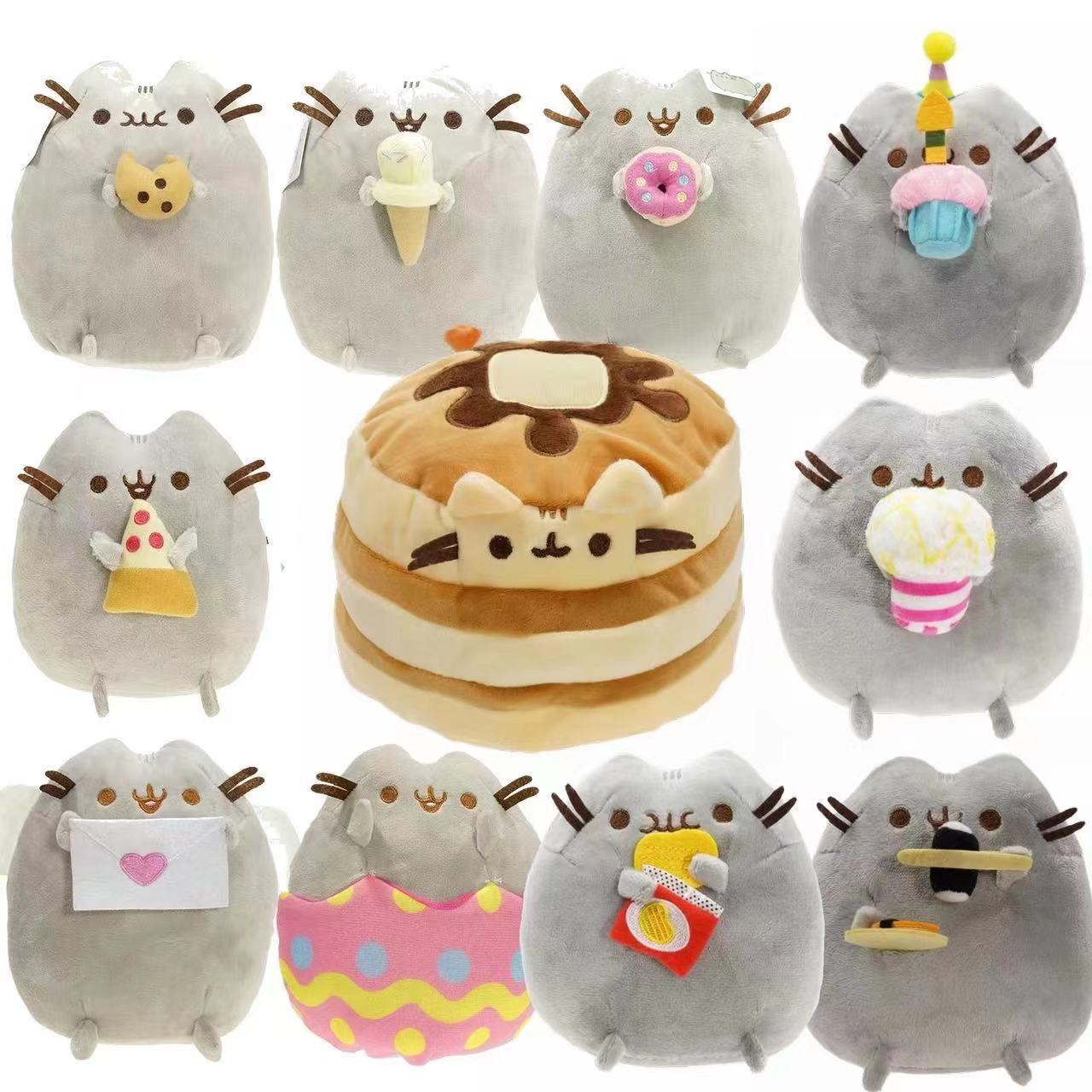 15cm bonito simulado gato boneca brinquedo de pelúcia recheado macio animal pelúcia branco cinza gatinho travesseiro crianças meninas presente aniversário brinquedos para animais de estimação deco