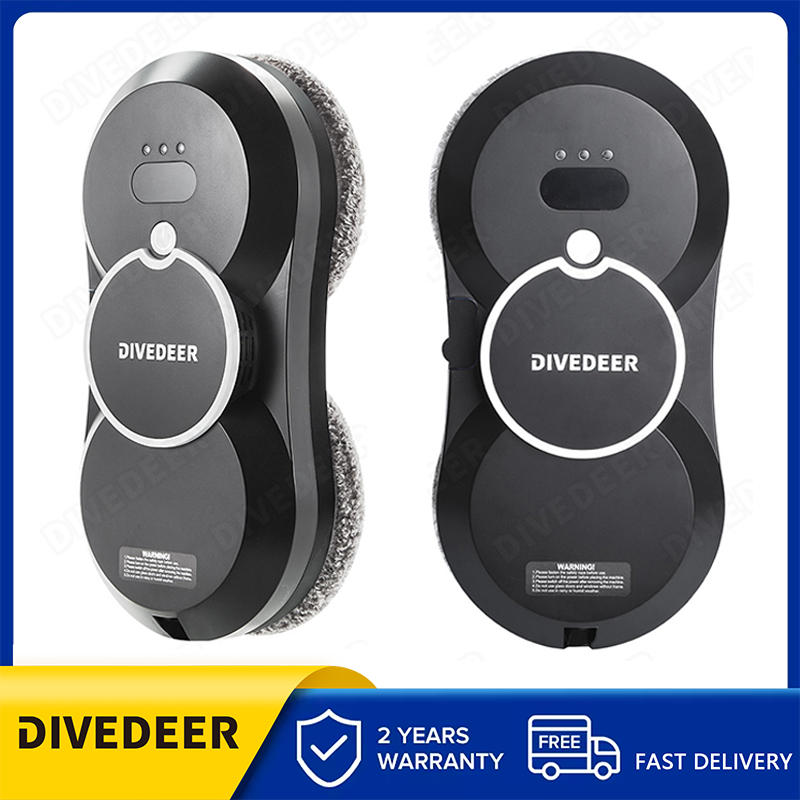 DIVEDEER 窓掃除ロボット自動水噴霧インテリジェント家庭用電気高層掃除外窓ガラス